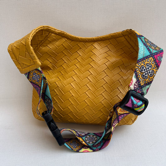 Special Yellow & Mandalas · Vegan Leather · Unique Piece No. 13120