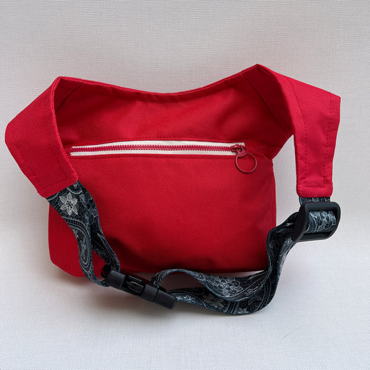 Special Red "Cordura" Waterproof + Back pocket Unique Piece No. 12332