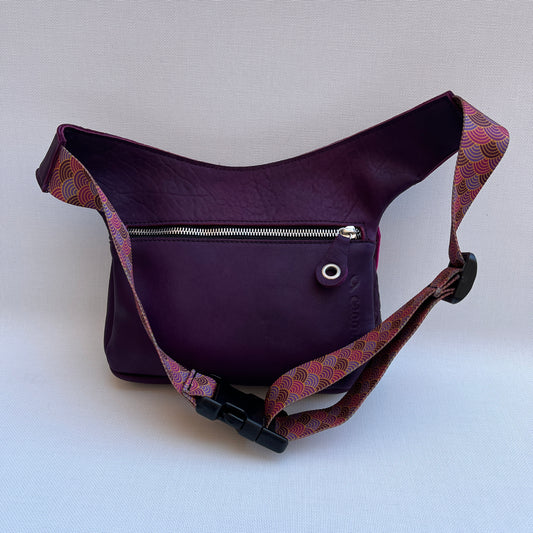 Special Bordeaux Plus Natural leather BioCuir® Unique Piece No. 11466