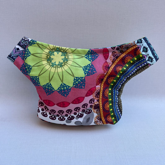 Mini Summer Mandalas · Tela resinada anti-manchas. Pieza Única Núm. 11474