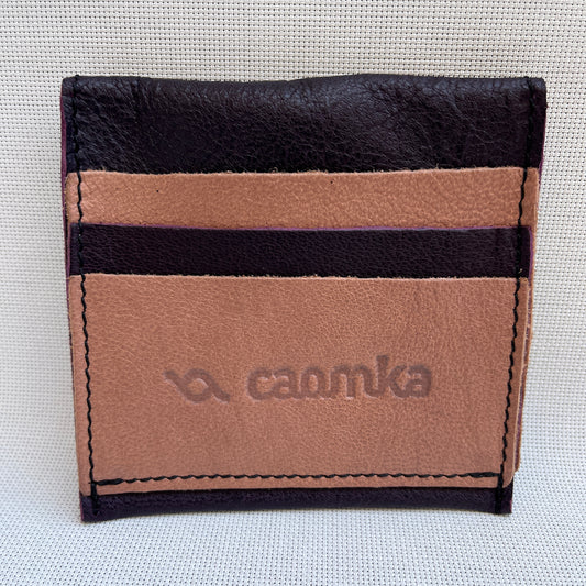 CAOMKA Coin Holder Natural BioCuir® Leather Exclusive Piece No. 12395