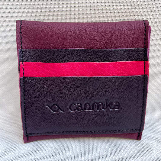 CAOMKA Coin Holder Natural BioCuir® Leather Exclusive Piece No. 12396