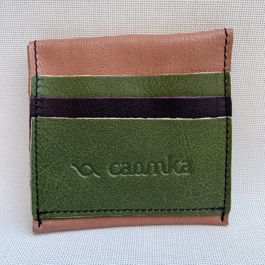 CAOMKA Coin Holder Natural BioCuir® Leather Exclusive Piece No. 12381