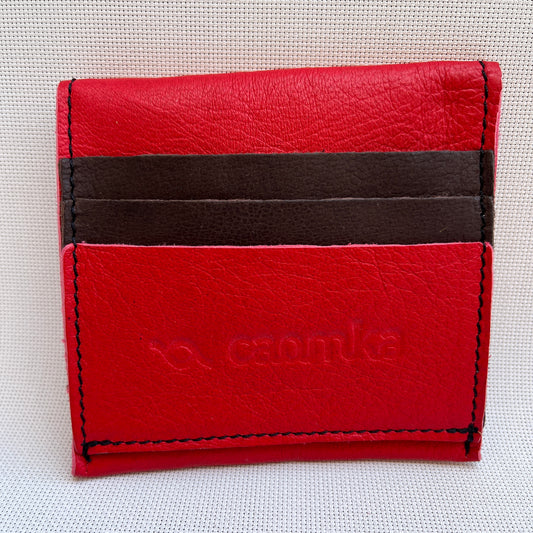 CAOMKA Coin Holder Natural BioCuir® Leather Exclusive Piece No. 12378