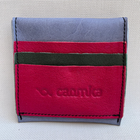 CAOMKA Coin Holder Natural BioCuir® Leather Exclusive Piece No. 12377