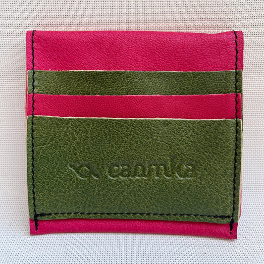 CAOMKA Coin Holder Natural BioCuir® Leather Exclusive Piece No. 12371