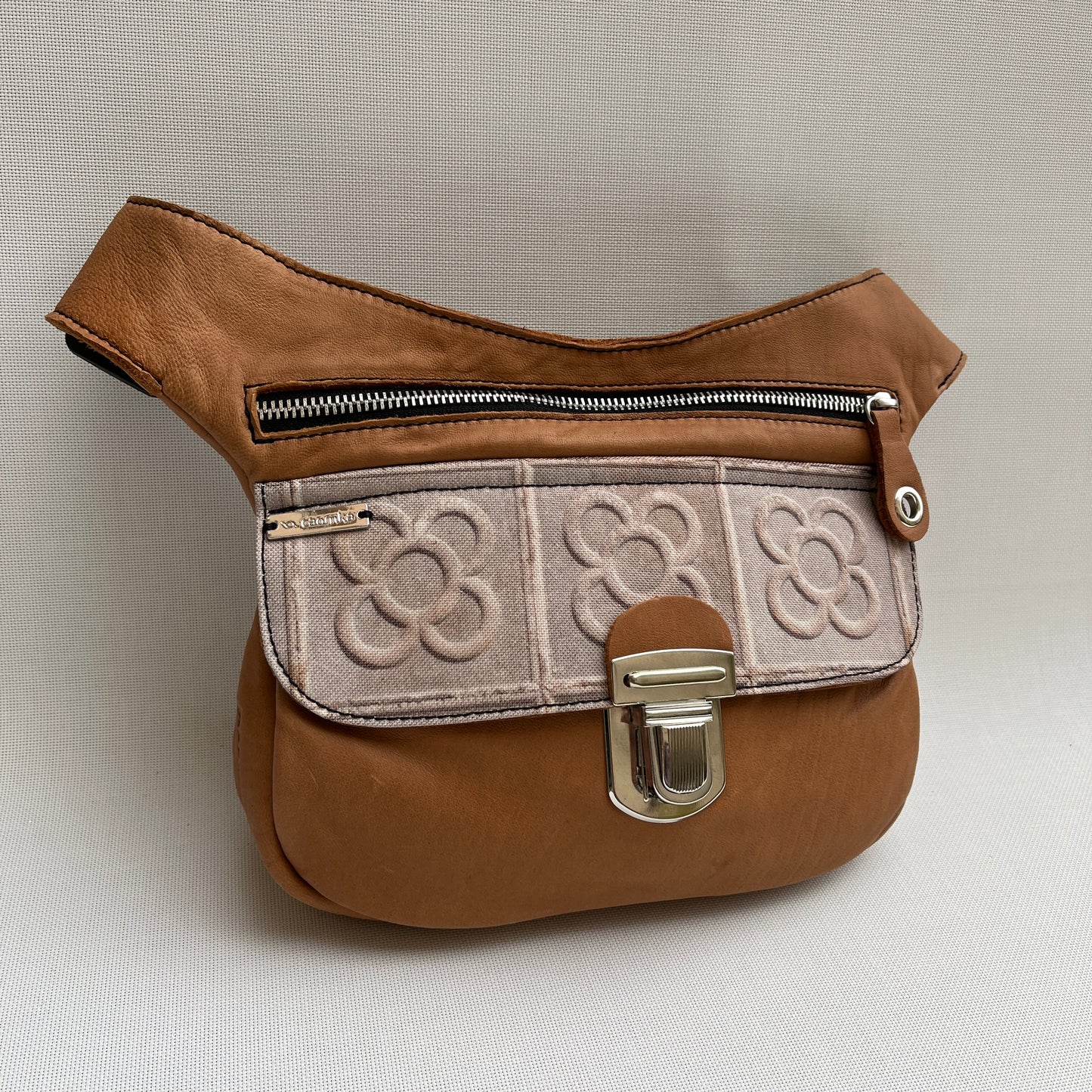 Special Brown & Panot BioCuir® natural leather Unique Piece No. 10769