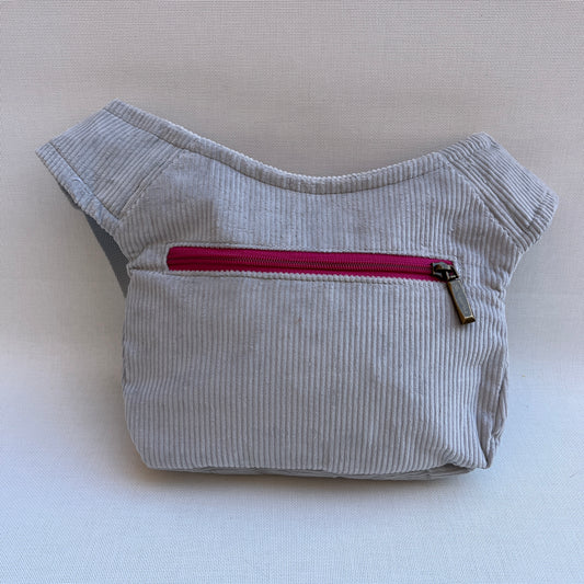 Spezial Cord Grau & Farben + Gesäßtasche Einzelstück Nr. 13214