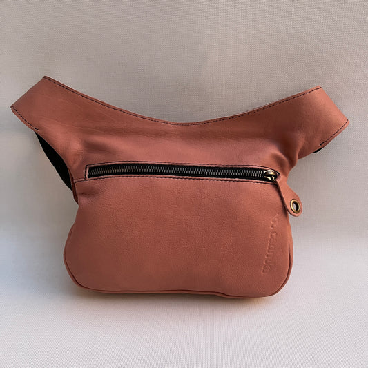 Classic "Rosa Pale" BioCuir® natural leather Exclusive Piece No. 10740