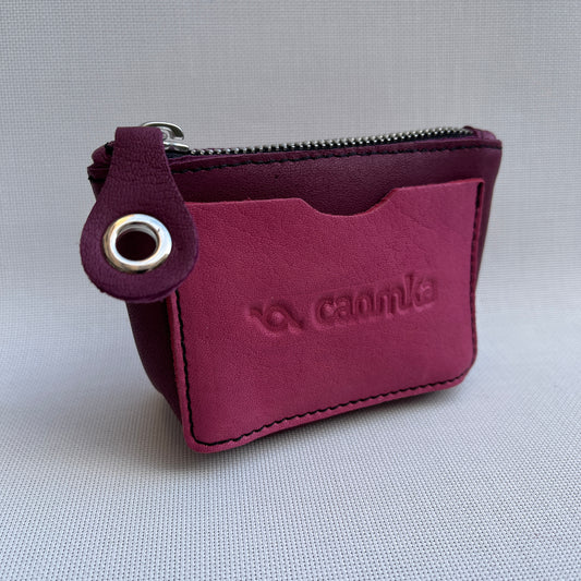 CAOMKA Wink Wallet Natural BioCuir® Leather Exclusive Item No. 10761