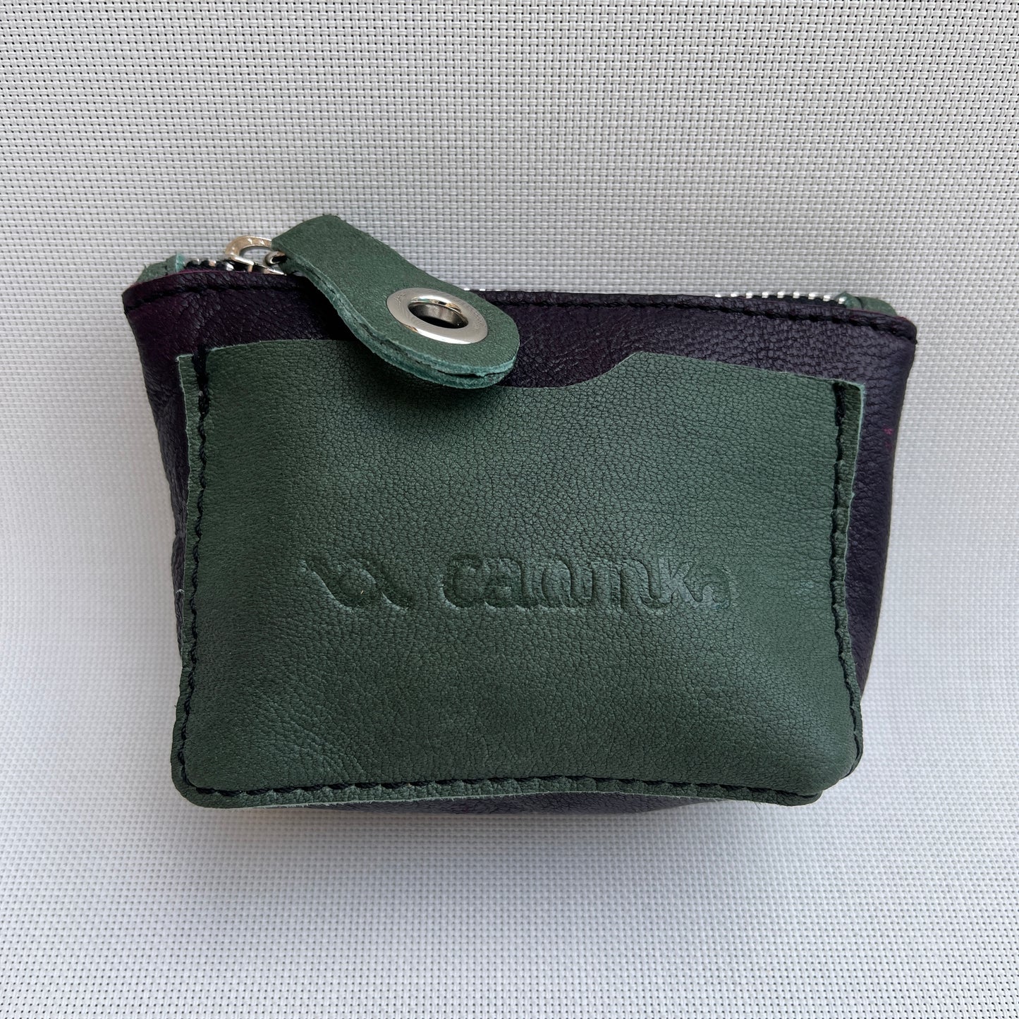 CAOMKA Wink Wallet Natural BioCuir® Leather Exclusive Piece No. 12425