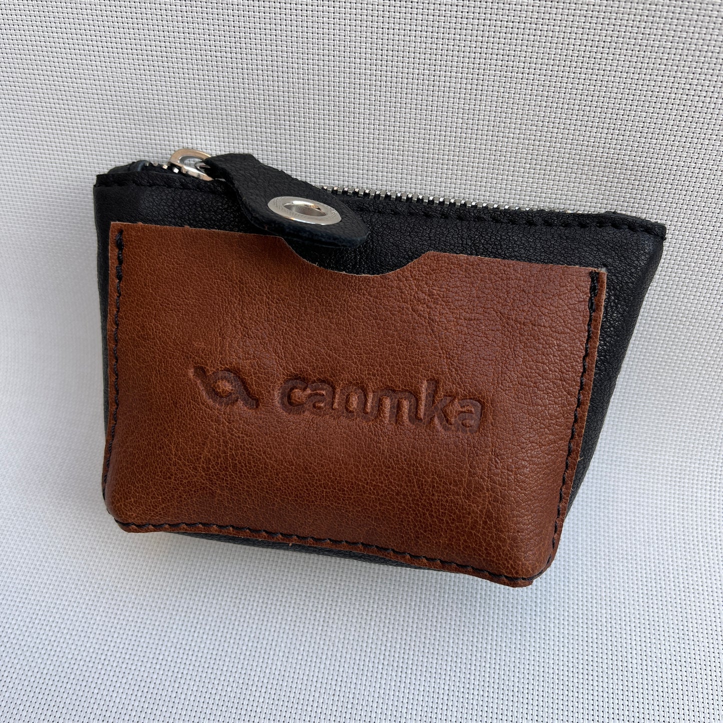 CAOMKA Wink Wallet Natural BioCuir® Leather Exclusive Piece No. 10763