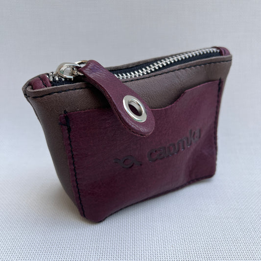 CAOMKA Wink Wallet Natural BioCuir® Leather Exclusive Item No. 12434