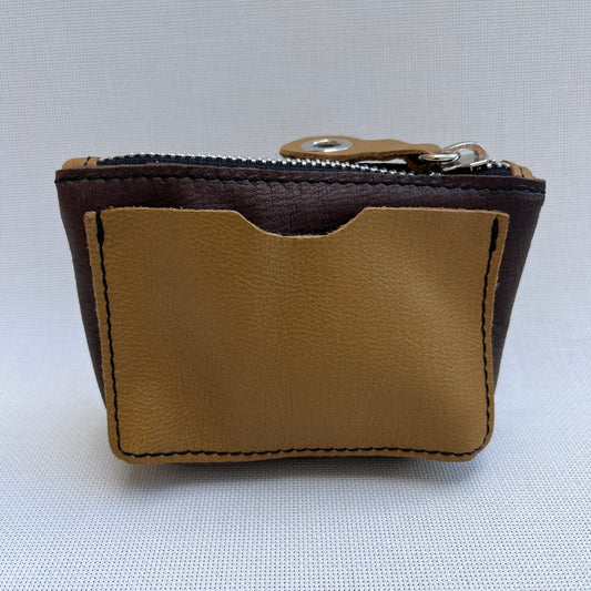 CAOMKA Wink Wallet Natural BioCuir® Leather Exclusive Piece No. 12438