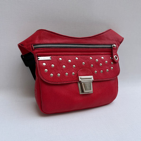 Premium Red & Silver Natural BioCuir® Leather Exclusive Part No. 11592