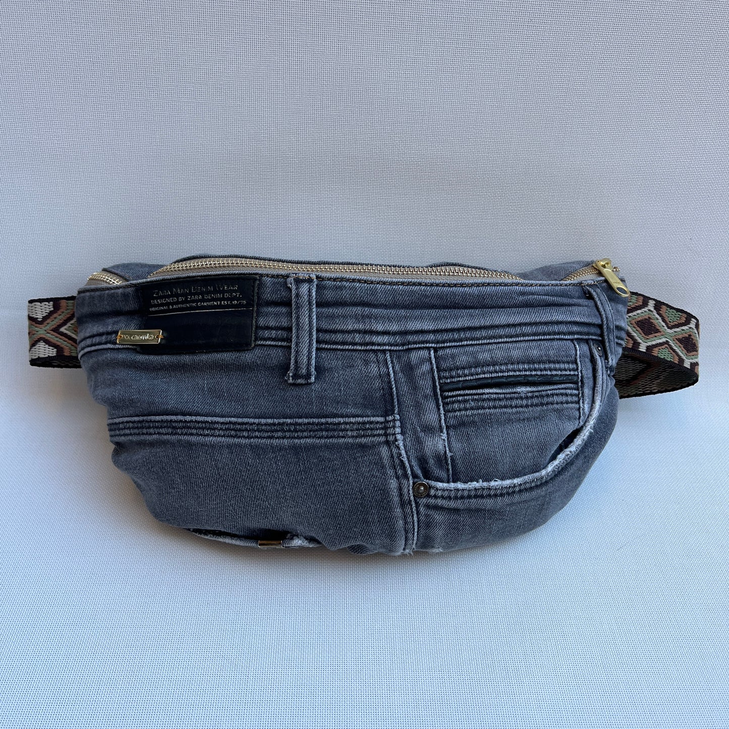 Maxi Retro Chic ♻️ Jeans Recycled ♻️ · Limited Edition · Unique Piece No. 13231