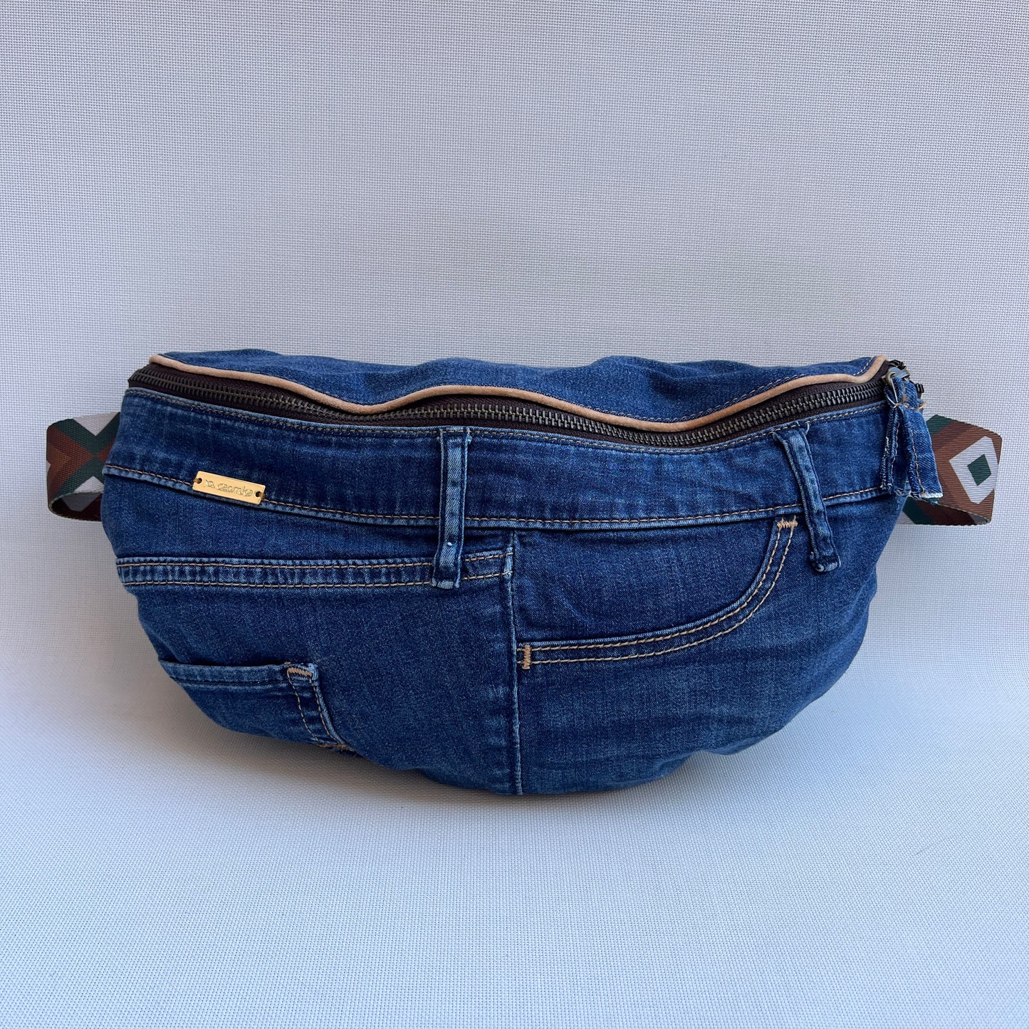 Maxi Retro Chic ♻️ Jeans Recycled ♻️ · Limited Edition · Unique Piece No. 13233