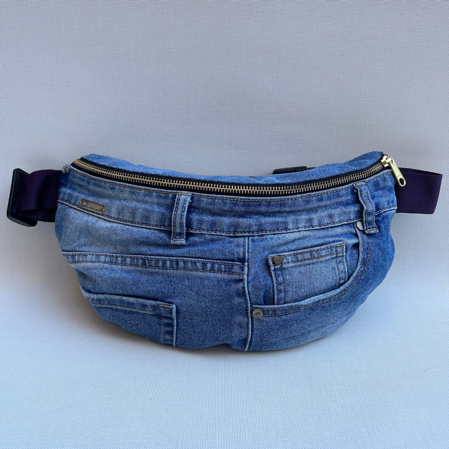 Maxi Retro Chic ♻️ Jeans Recycled ♻️ · Limited Edition · Unique Piece No. 13228
