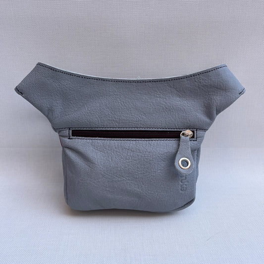 Special Mini Pearl Gray Top · Natural leather BioCuir® · Exclusive Piece No. 13349