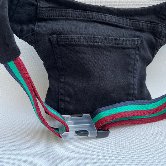 Mini ♻️Jeans Recycled ♻️ Black · Pieza Única Núm. 11030