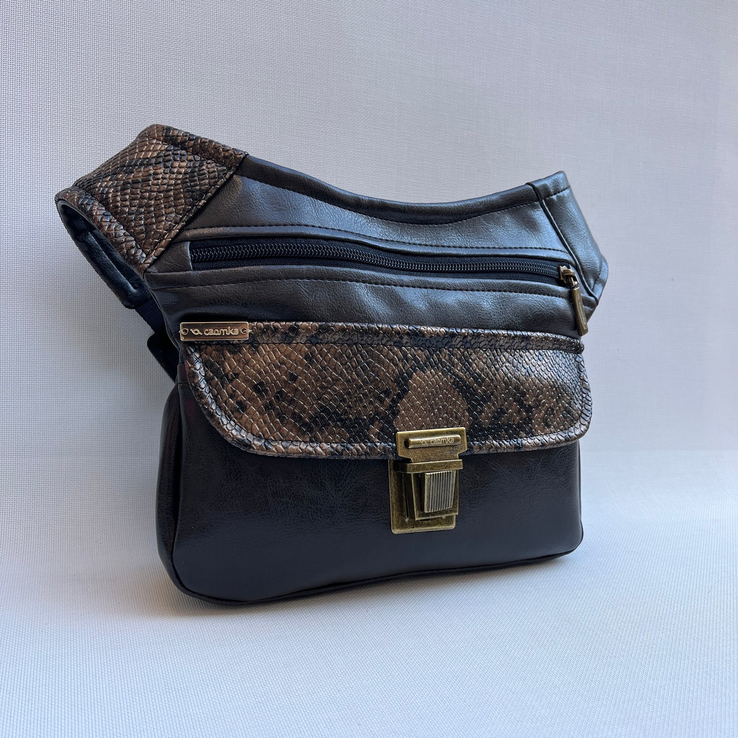 Special Brown & Animal Print · Polipiel Vegana · Pieza Única Núm. 13414