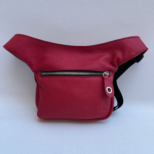 Mini Premium Red & Silver Natural BioCuir® Leather Exclusive Part No. 11760