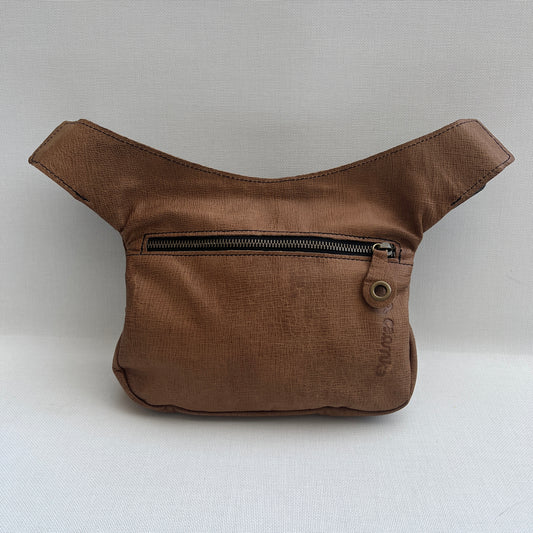 Premium Brown & Old Gold Natural BioCuir® Leather Exclusive Part No. 12590