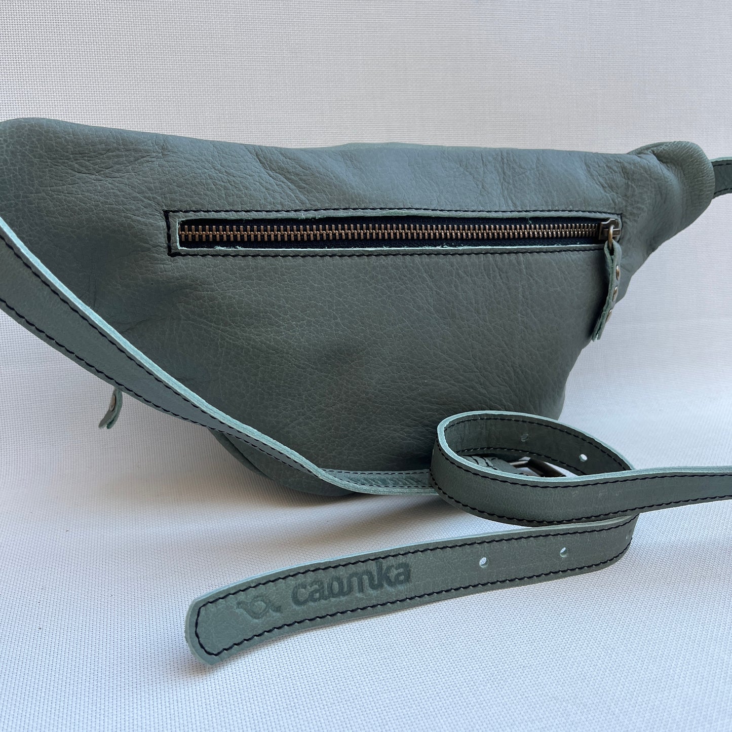 Retro Chic Turquoise BioCuir® Natural Leather Exclusive Item No. 13379
