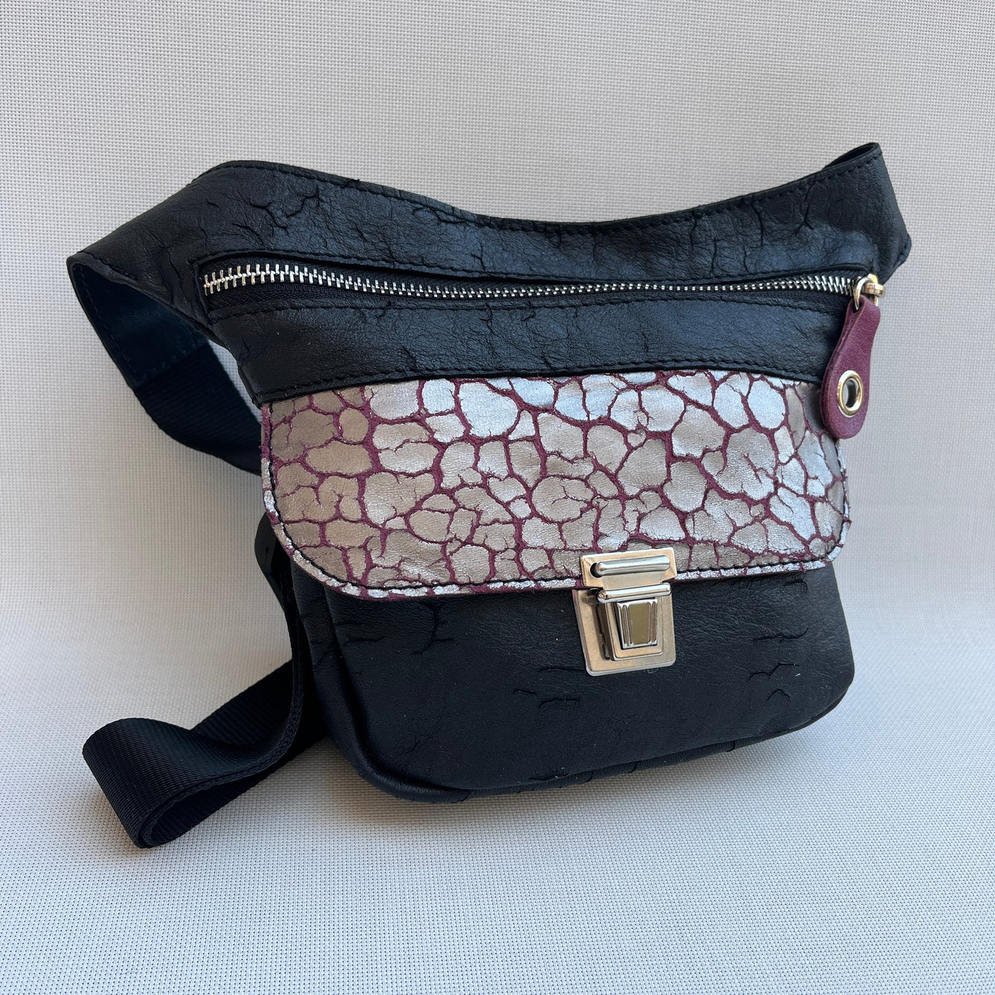 Mini Special Spring BioCuir® natural leather Exclusive Piece No. 13368