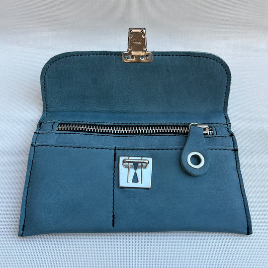 CAOMKA Flat Coin Purse Natural BioCuir® Leather Exclusive Piece No. 10945
