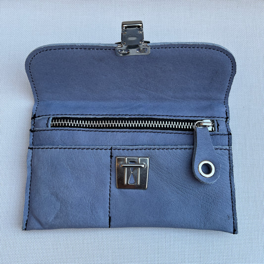 CAOMKA Flat Coin Purse Natural BioCuir® Leather Exclusive Piece No. 10935