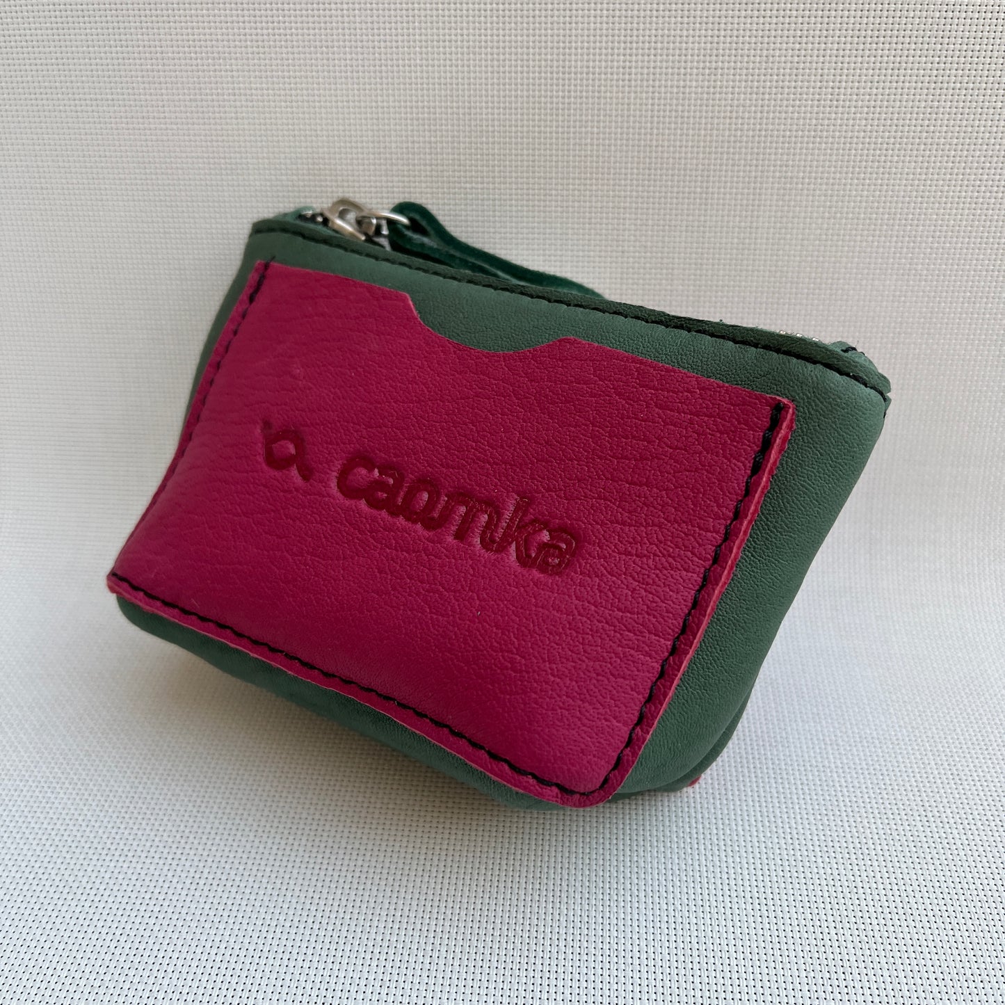 CAOMKA Wink Wallet Natural BioCuir® Leather Exclusive Piece No. 10930