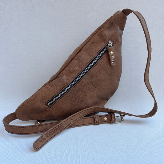 Premium Retro Chic Brown Natural BioCuir® Leather Exclusive Part No. 12648