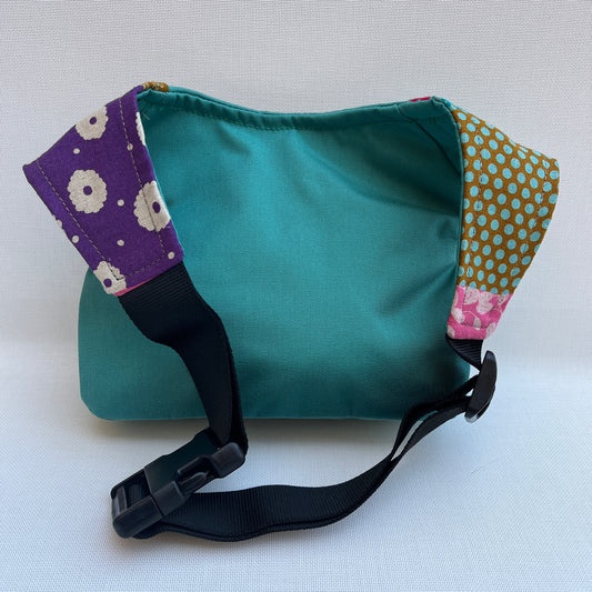 Special Turquoise & Japanese Patchwork Unique Piece No. 11846