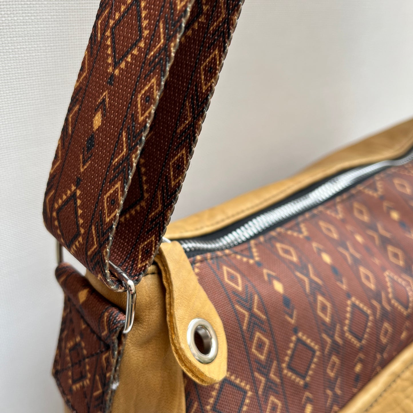 Caomka Tote Bag Special Edition BioCuir® Natural Leather Unique Piece 10989