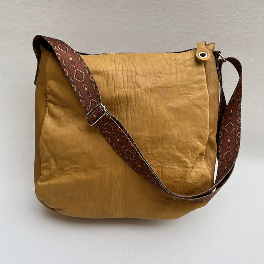 Caomka Tote Bag Special Edition BioCuir® Natural Leather Unique Piece 10989