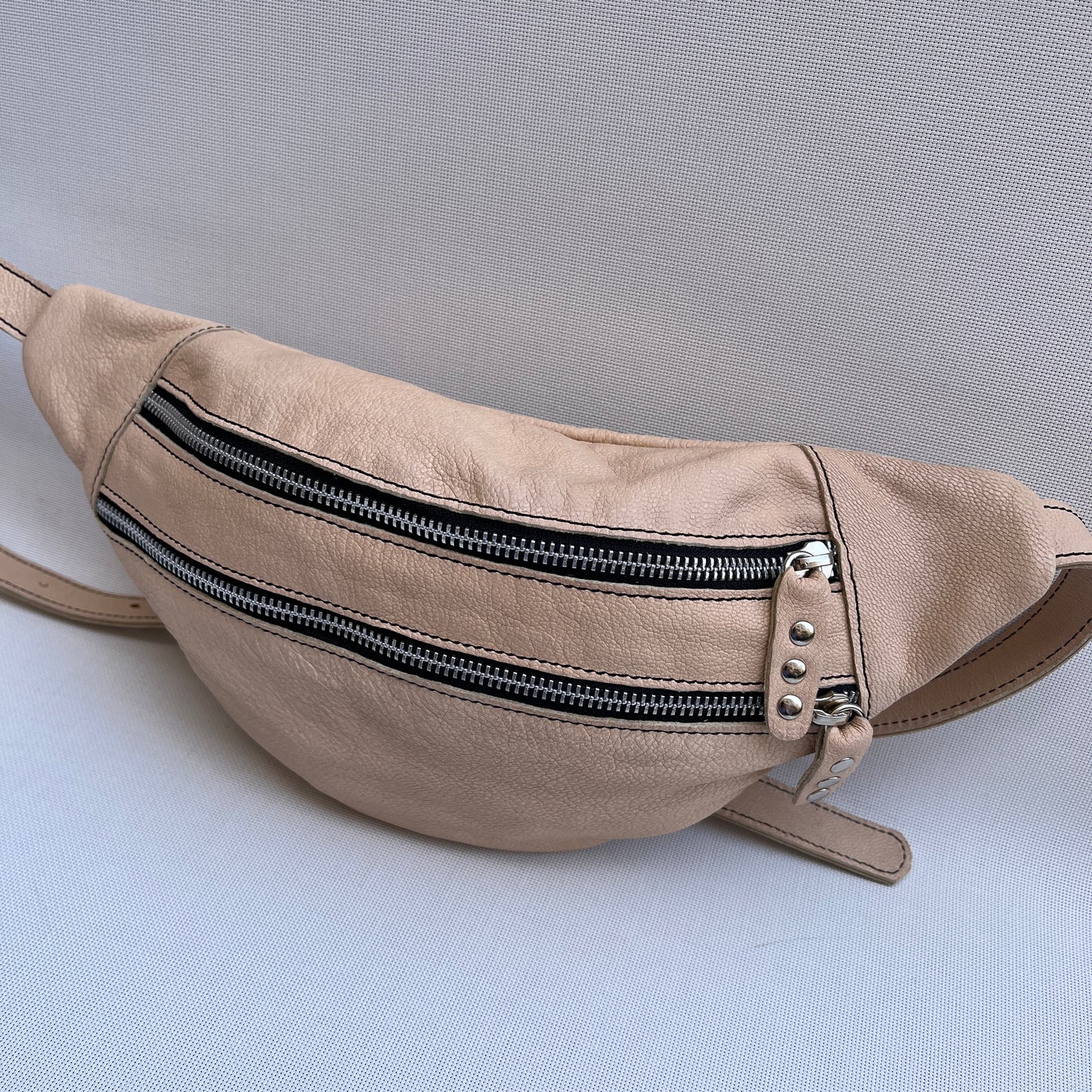 Retro Chic Beige · Piel natural BioCuir® · Pieza Exclusiva Núm. 11902