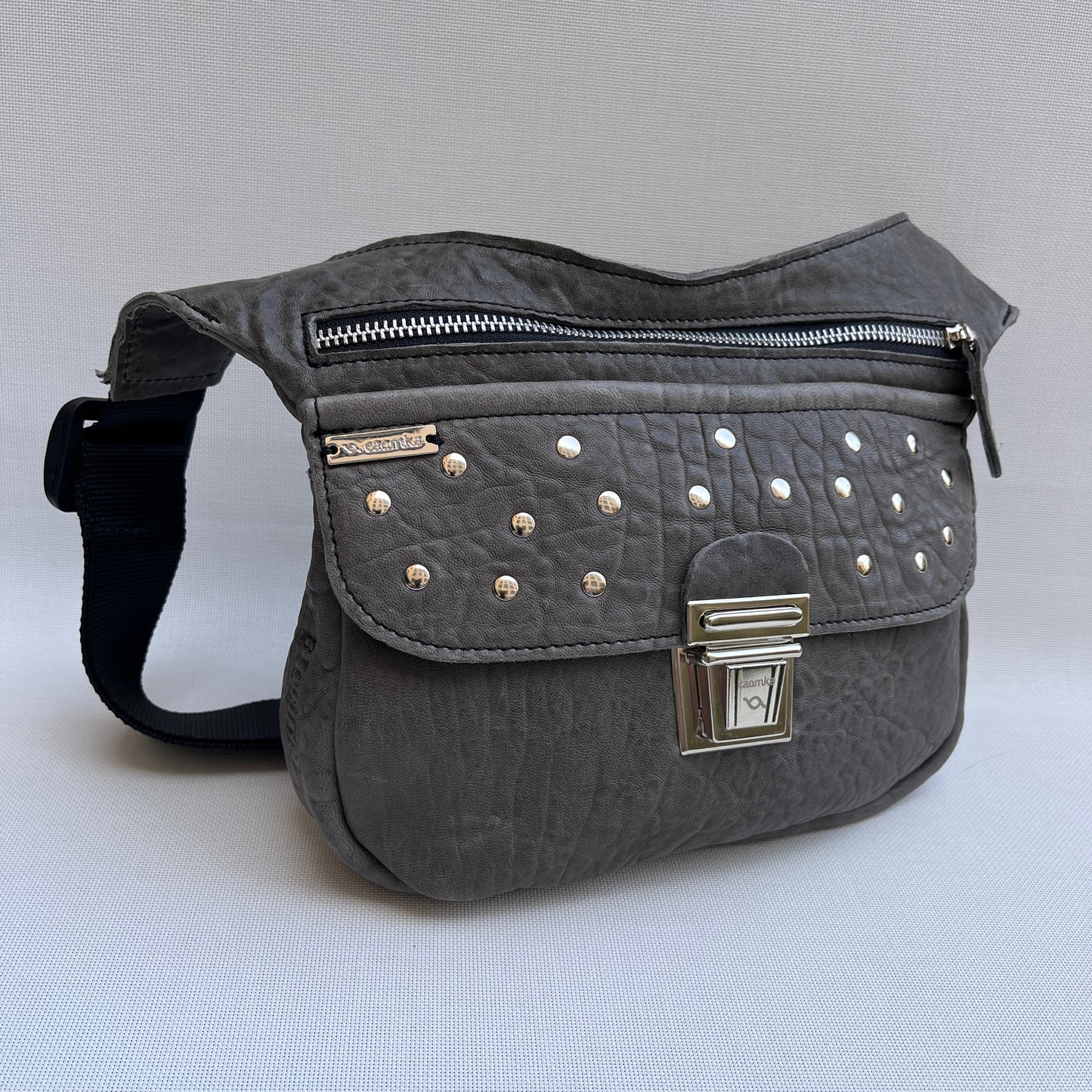 Premium Gray & Silver Natural BioCuir® Leather Exclusive Part No. 11863