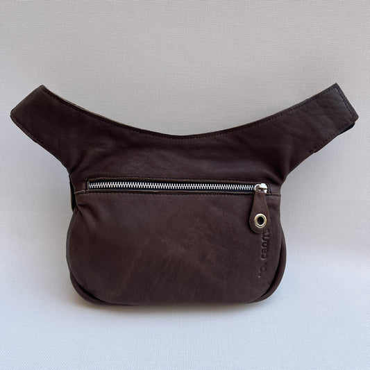 Premium Chocolate Brown & Silver Natural BioCuir® Leather Exclusive Part No. 11868