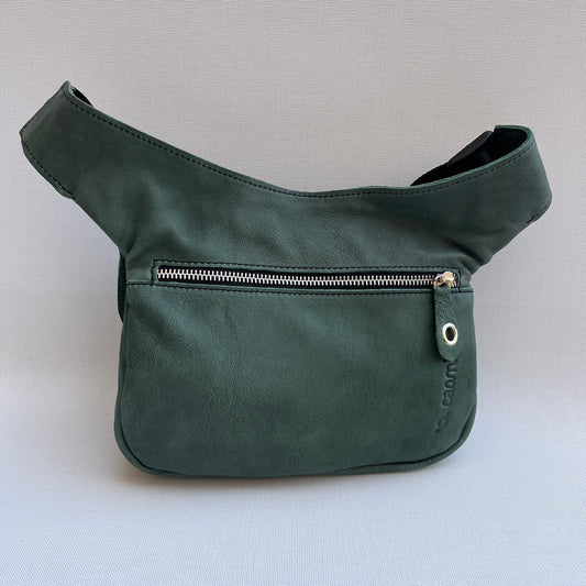 Premium Green Circles & Silver Natural BioCuir® Leather Exclusive Part No. 11872