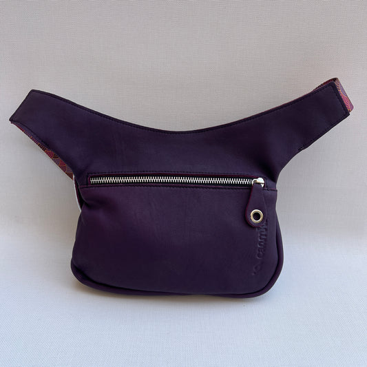 Special Dark Purple Plus Natural BioCuir® Leather Exclusive Part No. 11874