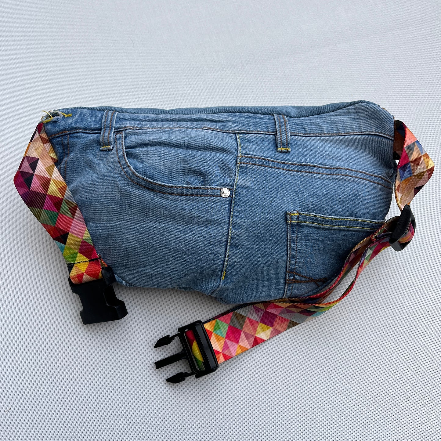 Maxi Retro Chic ♻️ Jeans Recycled ♻️ · Limited Edition · Unique Piece No. 12720