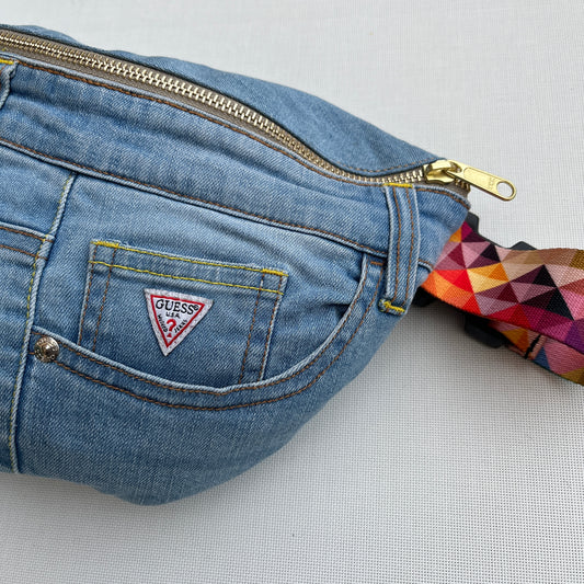 Maxi Retro Chic ♻️ Jeans Recycled ♻️ · Limited Edition · Unique Piece No. 12720