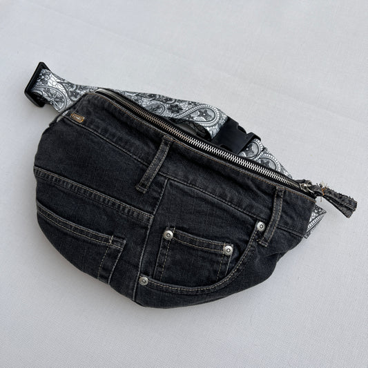 Maxi Retro Chic ♻️ Jeans Recycled ♻️ · Limited Edition · Unique Piece No. 12719