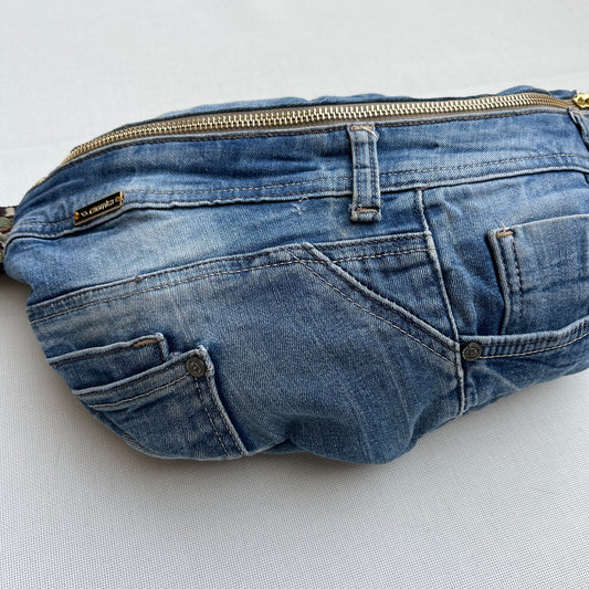 Maxi Retro Chic ♻️ Jeans Recycled ♻️ · Limited Edition · Unique Piece No. 12711