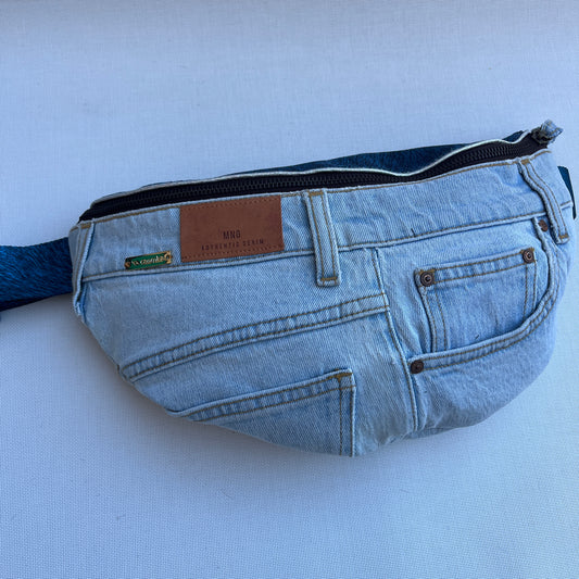Maxi Retro Chic ♻️ Jeans Recycled ♻️ · Limited Edition · Unique Piece No. 12775