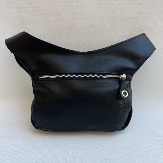 Premium Black Circles & Silver Natural BioCuir® Leather Exclusive Part No. 11964