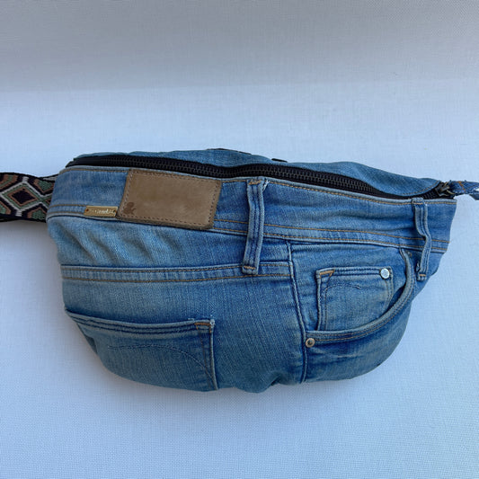 Maxi Retro Chic ♻️ Jeans Recycled ♻️ · Limited Edition · Unique Piece No. 12860