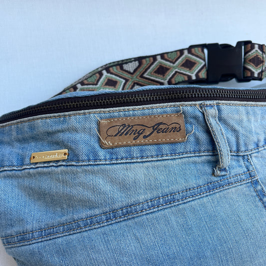 Maxi Retro Chic ♻️ Jeans Recycled ♻️ · Limited Edition · Unique Piece No. 12863