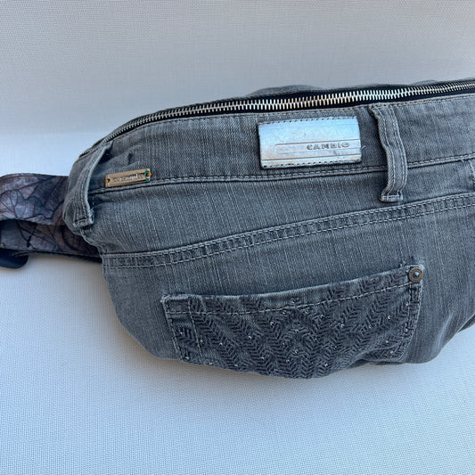 Maxi Retro Chic ♻️ Jeans Recycled ♻️ · Limited Edition · Unique Piece No. 12820